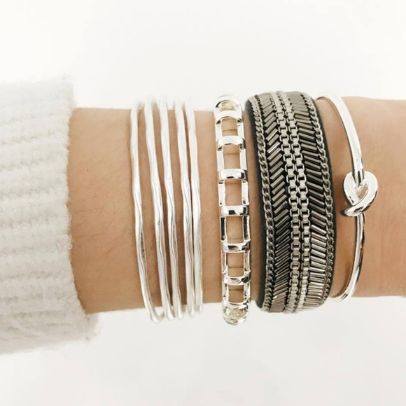 Stella & Dot Jewelry - :: Stella & Dot⚔️SILVER Carter Bracelet